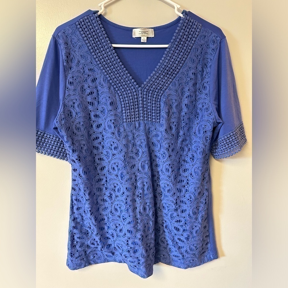 Shannon Ford New York top with lace front